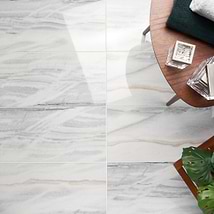 Lasa Silver Gold 12x24 Polished Marble Tile