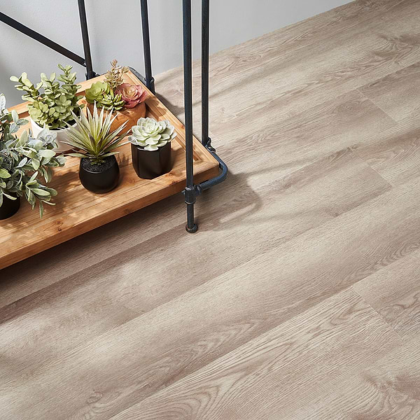 Katone Modern Oak Blanched Glue Down 6x48 Luxury Vinyl Plank Flooring
