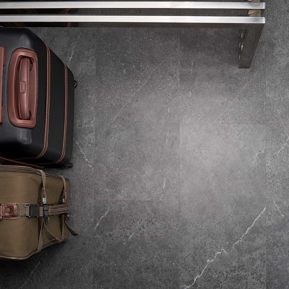 Shop Optoro Juneau Sandstone Dark Gray 28mil Wear Layer Rigid Core