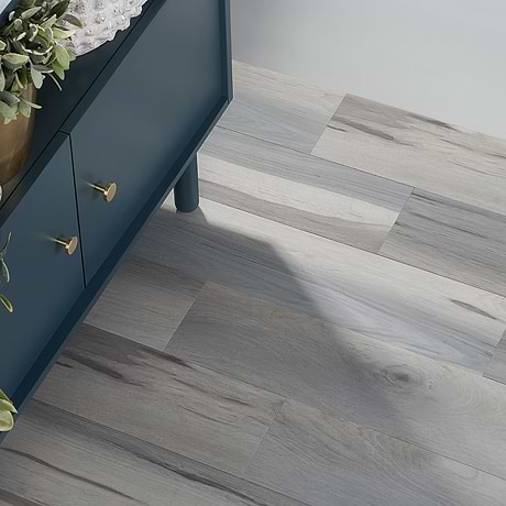 Sky Hickory Bliss 12mil Rigid Core Click 6x48  Luxury Vinyl Plank Flooring