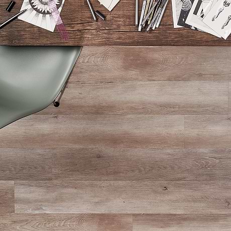 ReNew Bur Oak Veranda 12mil Wear Layer Glue Down 6x48 Luxury Vinyl Plank Flooring