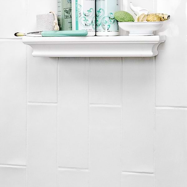 Lancaster Bianco White 3x12 Polished Ceramic Subway Wall Tile