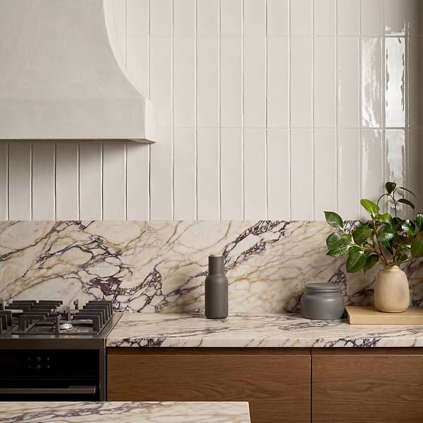 Lancaster Vanilla Cream Ivory 3x12 Polished Ceramic Subway Tile