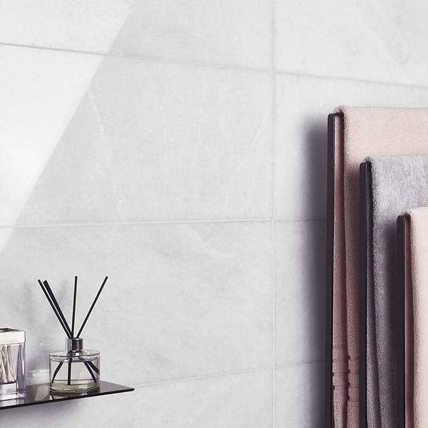 Snow White 12x24 Polished Marble Tile