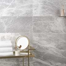 Nordic Gray 12x24 Satin Marble Tile