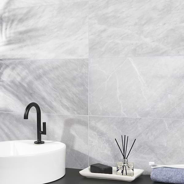 Earth Gray 12x24 Honed Marble Tile