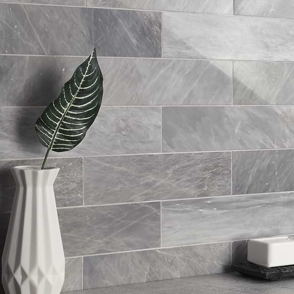 Earth Gray 3x12 Polished Marble Tile
