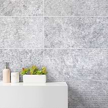 Tundra Gray Chiseled 12x24 Textured Limestone Tile
