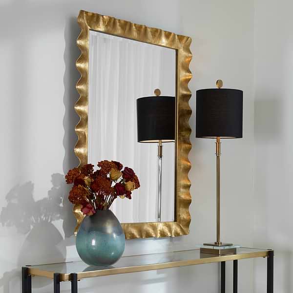 Naomi Gold 28x40" Rectangle Mirror
