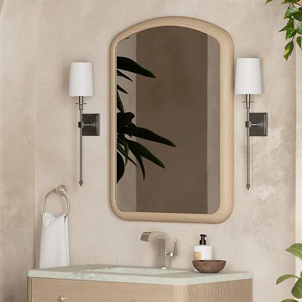 James Martin Vanities Gracyn Driftwood 28" Arch Mirror