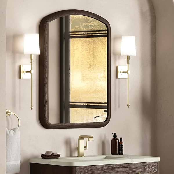 James Martin Vanities Gracyn Natural Ash 28" Arch Mirror
