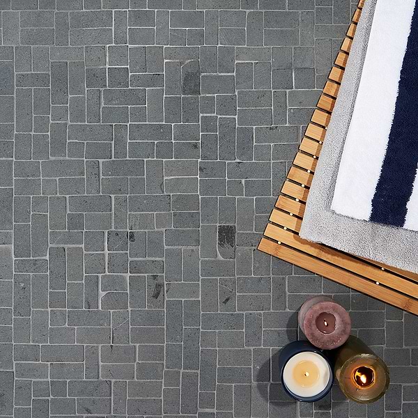 Nature Lava Black Antique Pebble Mosaic