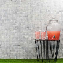 Nature Antique Pram Gray Pebble Honed Mosaic Tile