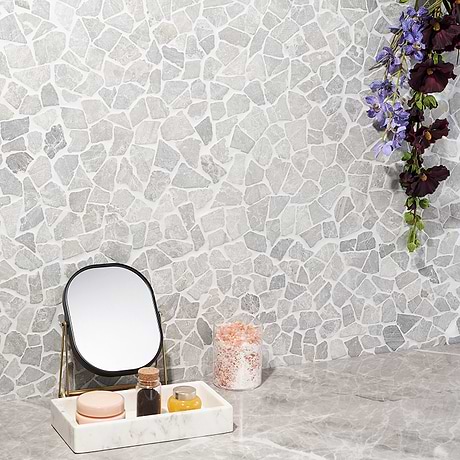 Pebble Tile for Backsplash,Kitchen Wall,Kitchen Floor,Bathroom Floor,Bathroom Wall,Shower Wall,Shower Floor,Outdoor Floor,Outdoor Wall,Commercial Floor
