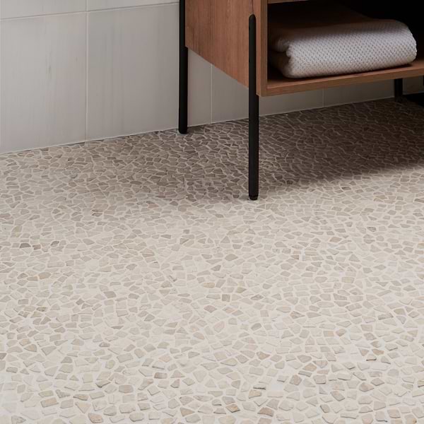 Nature Petite Lovina White Natural Stone Mosaic Tile
