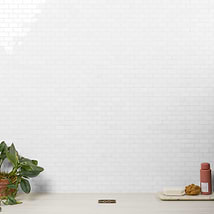 White Thassos 1x2 Polished Marble Tile