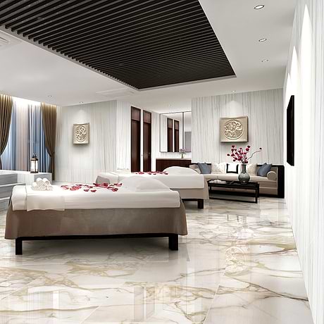 Marble Look Porcelain Tile for Backsplash,Kitchen Wall,Bathroom Wall,Shower Wall,Outdoor Wall