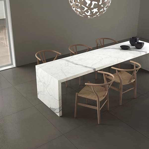 TileBarXL Marmi Slim Bianco Venato 60x120 Polished Porcelain Slab