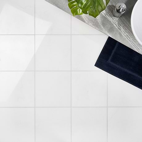 White Thassos 12x12 Polished Marble Tile