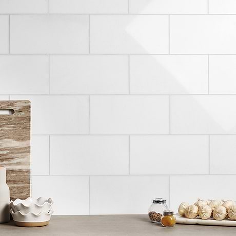 White Thassos 6x12 Polished Marble Tile