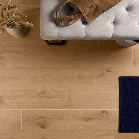 Oaktree Natural Pale Brown 8x48 Wood Look Matte Porcelain Tile