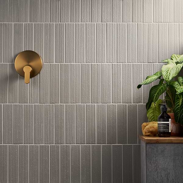 Charlotte Sage Green 3x10 Textured Matte Ceramic Subway Tile