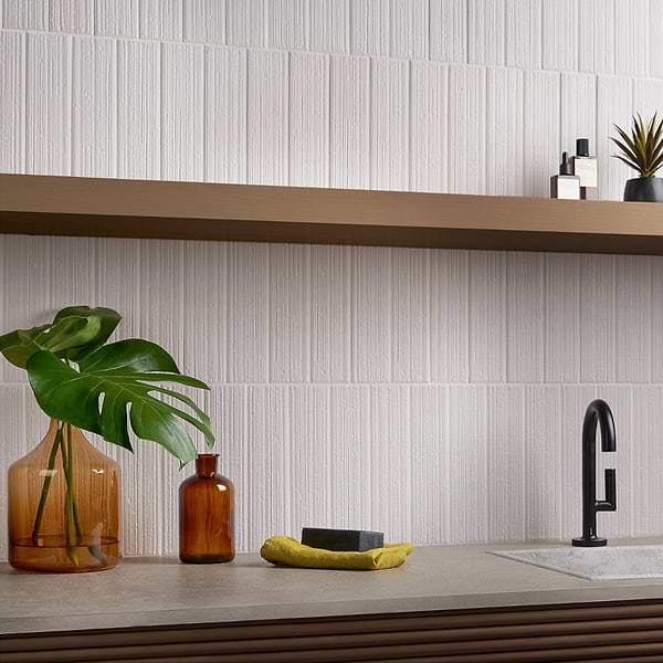 Charlotte Silver Gray 3x10 Textured Matte Ceramic Subway Tile