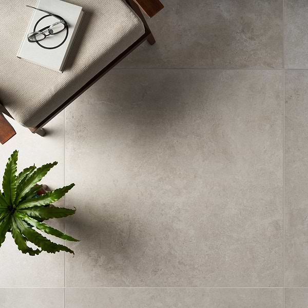 Saint Remy Avorio White 3D Textured Veining 36x36 Semi-Polished Porcelain Tile