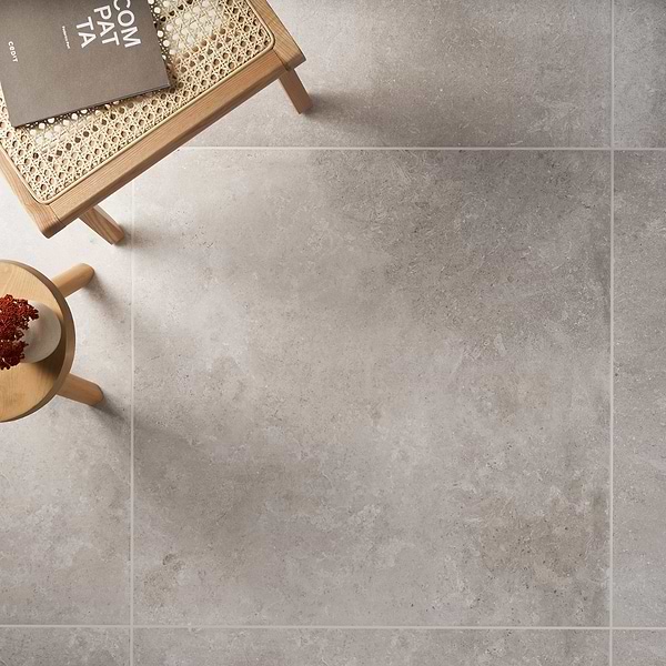 Saint Remy Grigio Gray 3D Textured Veining 36x36 Semi-Polished Porcelain Tile