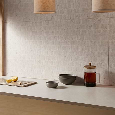 Hikari Bamboo Paper Cream 24x48 Textured Matte Porcelain Tile