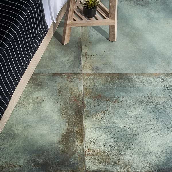 Angela Harris Flatiron Aquamarine 24x48 Matte Porcelain Tile