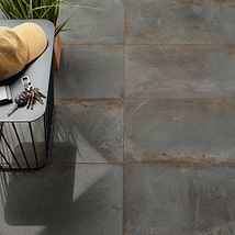 Angela Harris Flatiron Graphite 12x24 Semi-Polished Porcelain Tile