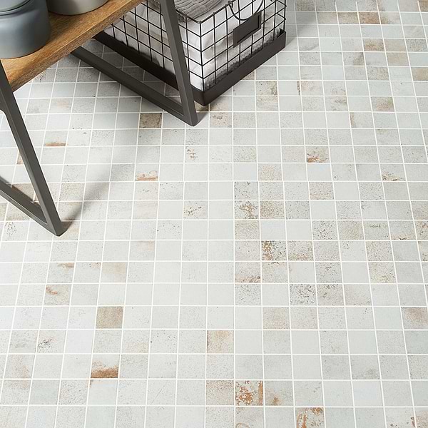Angela Harris Flatiron White 2x2 Matte Porcelain Mosaic