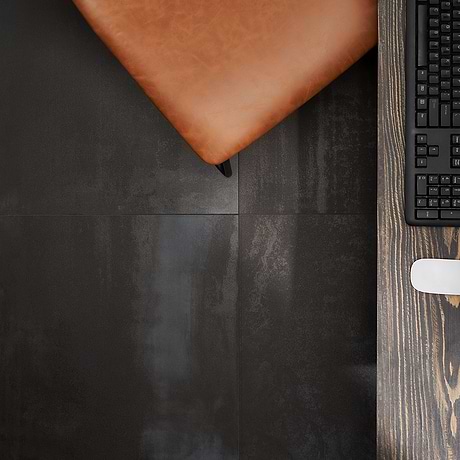 Hewlett Black Iron 24x24 Matte Porcelain Tile