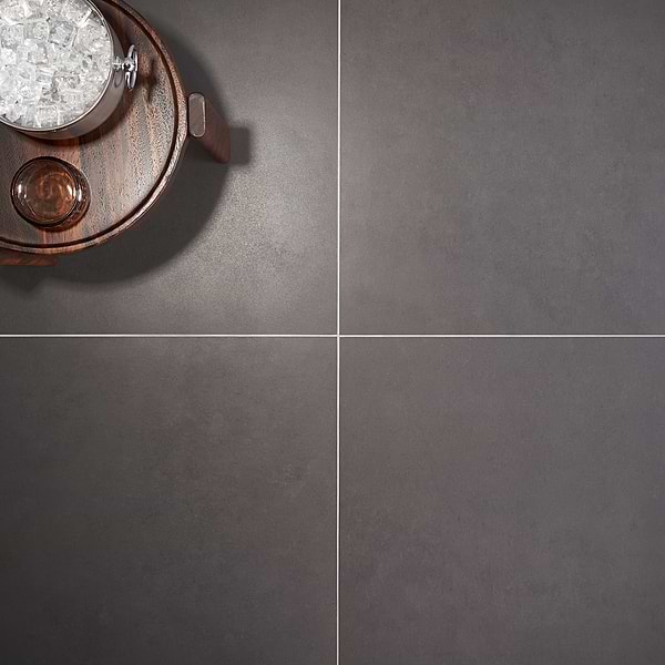 NewTech Antracite Gray 24x24 Double Loaded Matte Porcelain Tile