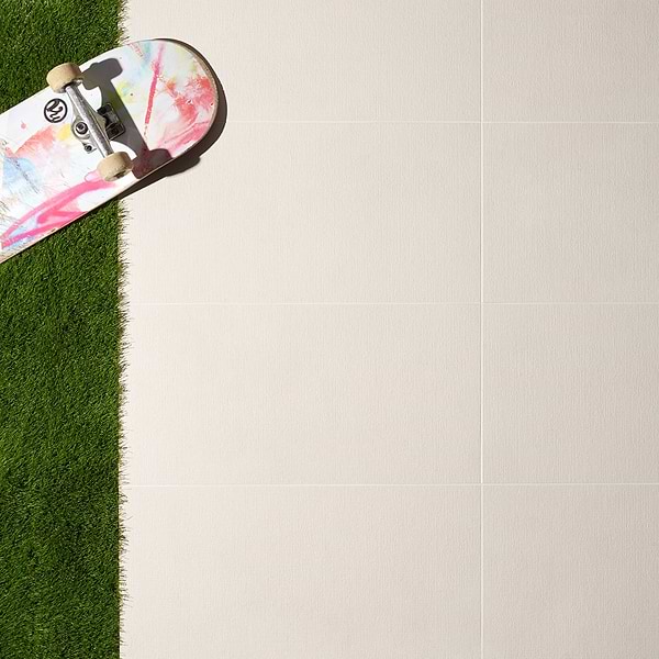 NewTech Bianco White 12x24 Double Loaded Grip Porcelain Tile