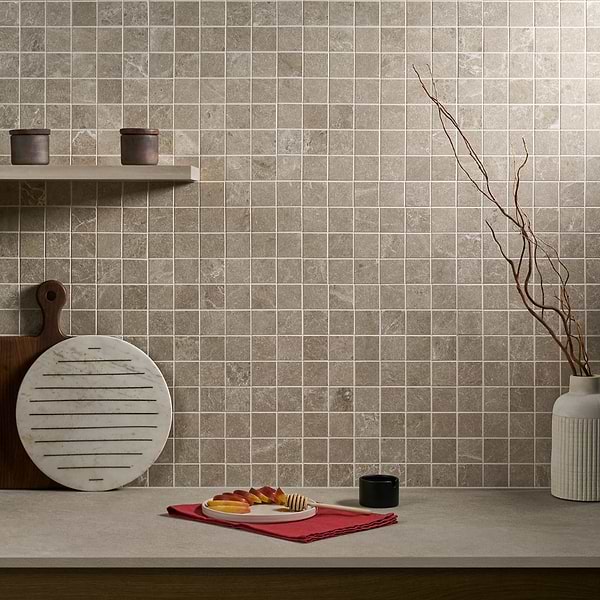ZenTech Greige Beige 2x2 Matte Porcelain Mosaic Tile