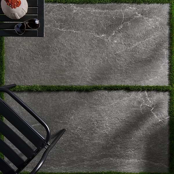 ZenTech Graphite Gray 24x48 Matte Porcelain 2CM Outdoor Paver