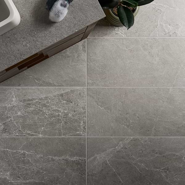 ZenTech Silver Gray 12x24 Matte Porcelain Tile