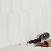 Kent White 3x12 Contour 3D Picket Polished Ceramic Wall Tile