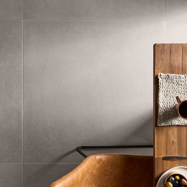 Stoneside Linen Warm Gray 36x36 Matte Porcelain Tile