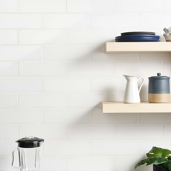 Park Hill White 4x12 Polished Porcelain Tile