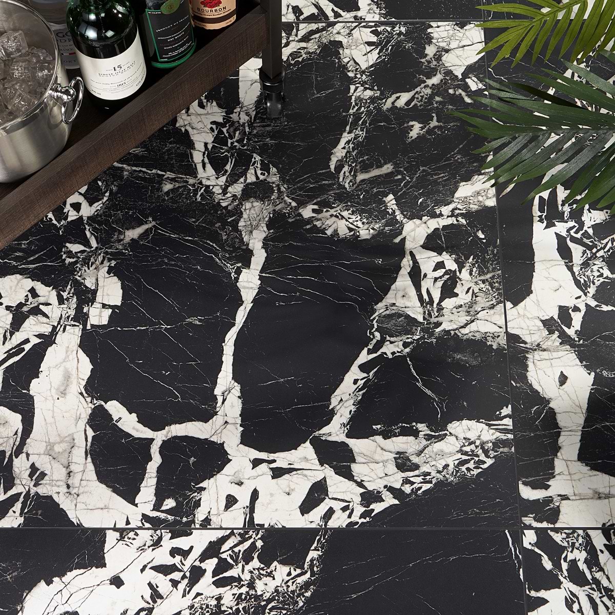 Valiant Black Antique 30x30 Matte Porcelain Tile