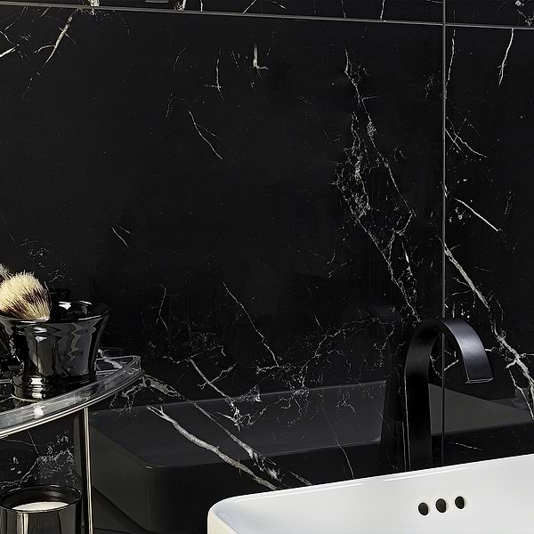 Marble Tech Port Laurent 24x24 Polished Marble Look Porcelain Tile