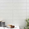 Stacy Garcia ArtBlock Bianco White 4x16 Fluted Glossy Porcelain Tile