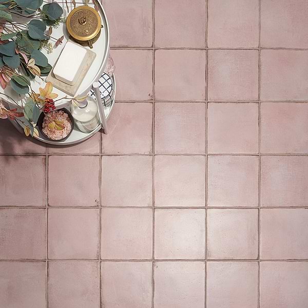 Los Lunas Pink Rose 8x8 Matte Porcelain Tile