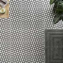 B2W Angle Positive 8x8 Matte Porcelain Tile