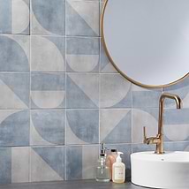 Brando Blue 8x8 Matte Porcelain Tile Brando Blue 8x8 Matte Porcelain Tile