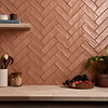 Montauk Terracotta 2x8 Mixed Finish Ceramic Subway Tile; in Terracotta White Body Ceramic; for Backsplash, Bathroom Wall, Kitchen Wall, Shower Wall, Wall Tile; in Style Ideas Beach, Classic, Contemporary, Cottage, Craftsman, Farmhouse, Industrial, Mediterranean, Mid Century, Modern, Traditional, Transitional