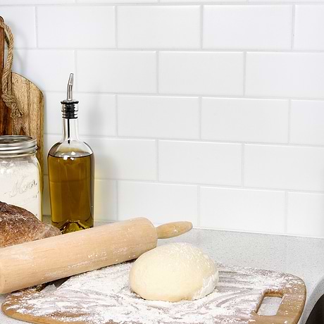Ceramic Subway Tile for Backsplash,Kitchen Wall,Bathroom Wall,Shower Wall